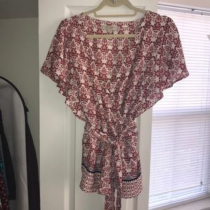 Loft Tie Waist Shirt